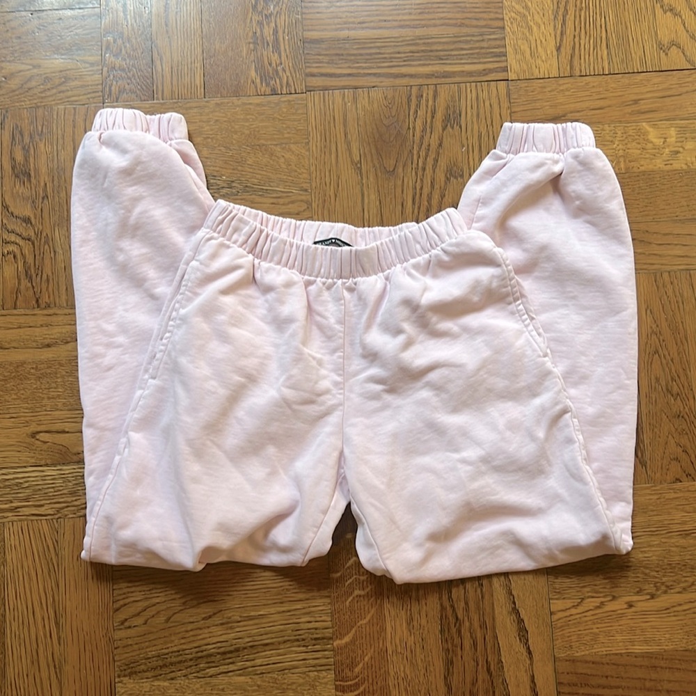 light pink brandy rosa sweatpants